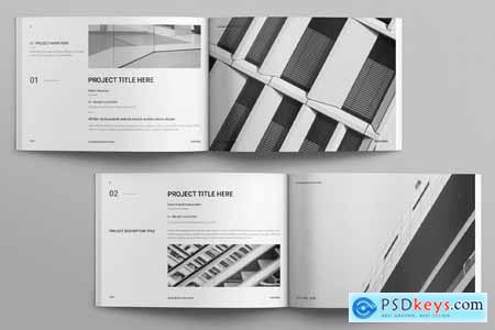 Quaint Architect Brochure Template Landscape