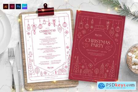 Christmas Menu Template