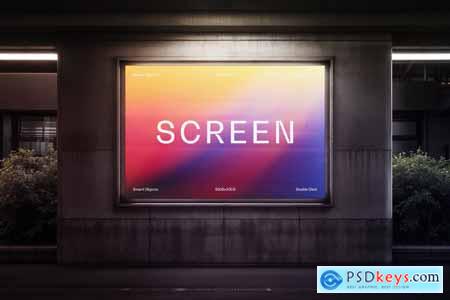 Outdoor Framed Screen Mockup