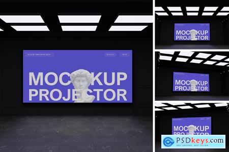 Projector Screen Mockup