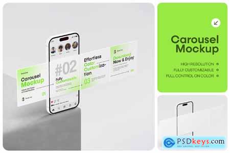 Instagram Carousel Branding Mockup