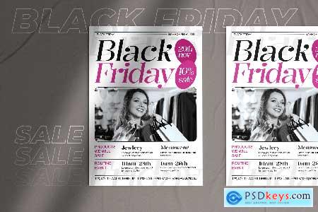 Sale Black Friday Flyer Y2G24BL