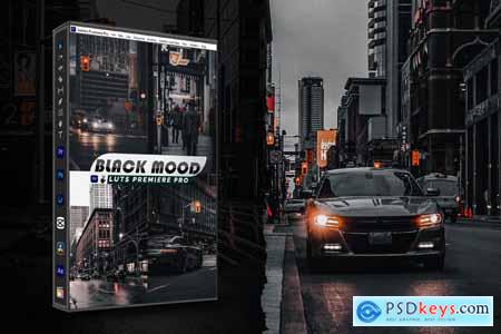 Black Mood Presets And luts Video Premiere Pro