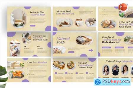 Natural Soap Presentation PowerPoint Template