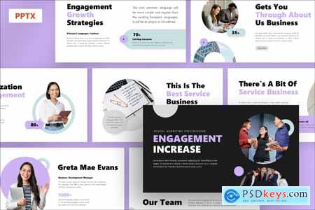 Engagement Increase Presentation PowerPoint