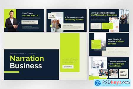 Narration Business Presentation PowerPoint