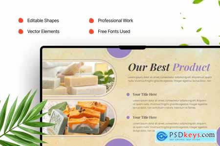 Natural Soap Presentation PowerPoint Template