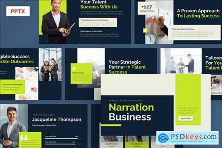 Narration Business Presentation PowerPoint