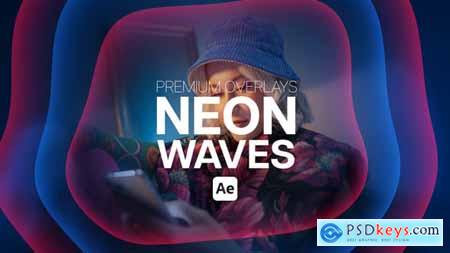 Premium Overlays Neon Waves 55362355