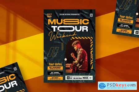 Music Tour Flyer KSPV8CN