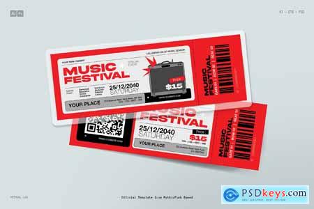 Music Festival Ticket