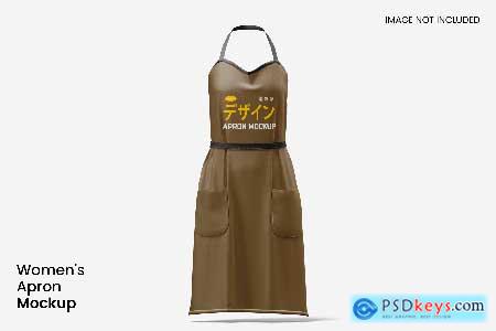 Women's Apron Mockup