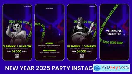 Happy New Year Party Instagram Story 55395945