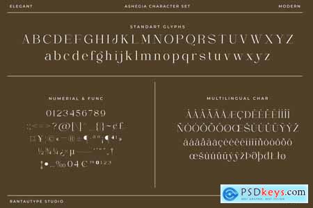 Ashegia Modern Serif Font