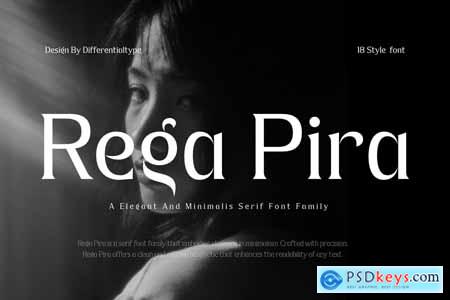 Rega Pira - Elegant Serif Family