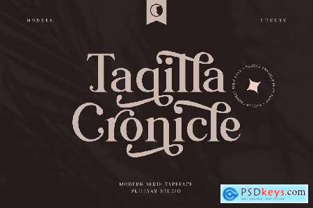 Taqilla Cronicle Playful Serif Font