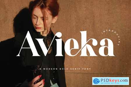 Avieka Bold Serif Font