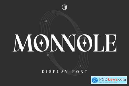 Monnole Display Font