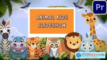 Children's Slideshow with Jungle and Savannah Animals MOGRTs For Premiere Pro 55360462