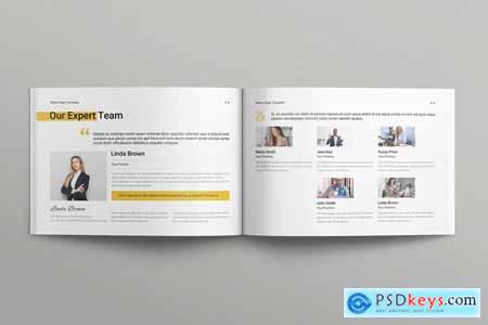 White Paper Template Landscape