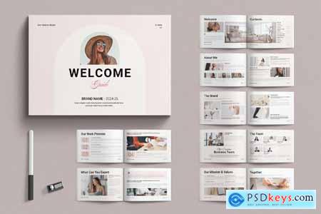 Welcome Guide Template Landscape