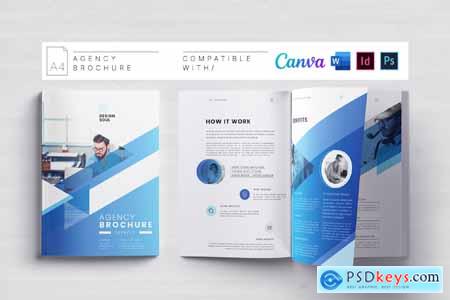 Company Brochure Template Canva Docx ID PSD