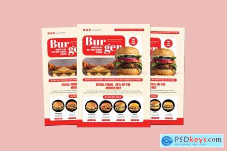 Burger Heaven Flyer Design