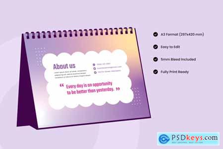 Desk Calendar Template V4