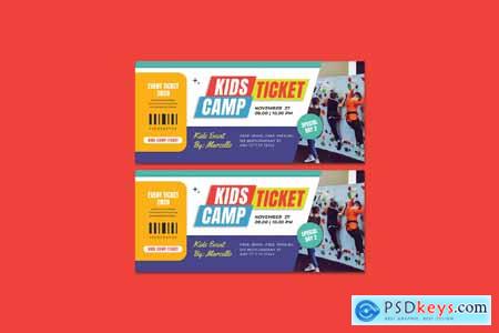 Kids Ticket Camp Design