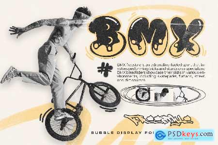 Funky Brow - New Bubble Graffiti Font