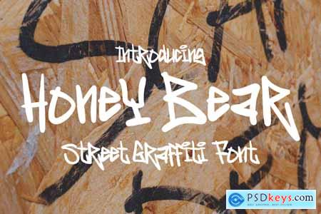 Honey Bear - Graffiti Font