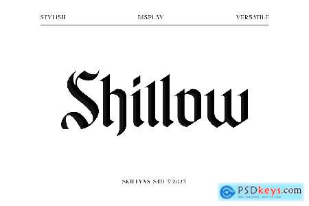 Shillow Gothic Font