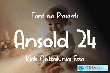 Ansold 24 Font