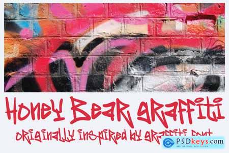 Honey Bear - Graffiti Font