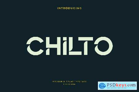 Chilto - Modern Display Typeface