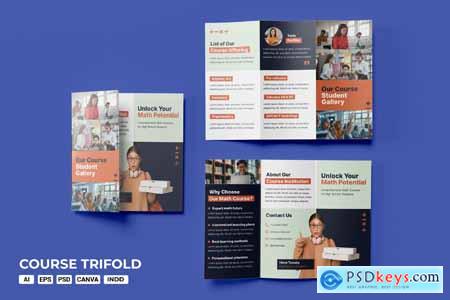 Trifold Course Brochure Template