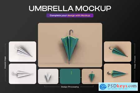 Umbrella Branding Mockup