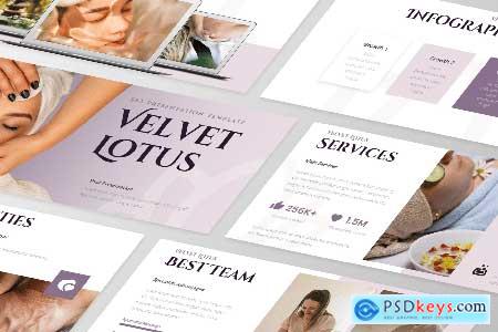 Velvet Lotus - SPA PowerPoint Template