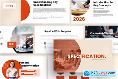 Specification Business Presentation PowerPoint