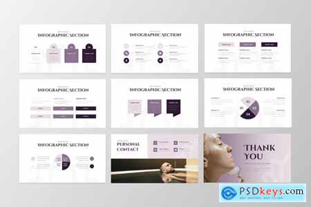 Velvet Lotus - SPA PowerPoint Template