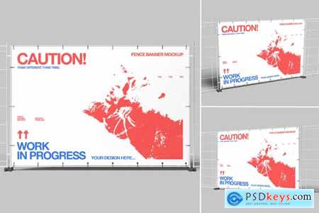 Fence Banner Mockup 002