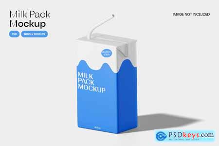 Milk Pack Mockup