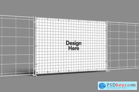 Fence Banner Mockup 002