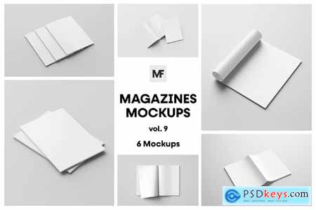 Magazine Cover Mockups vol.9