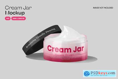 Cream Jar Mockup