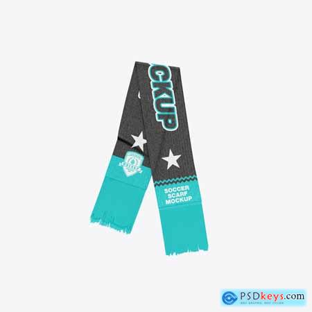 Soccer Scarf Mockup