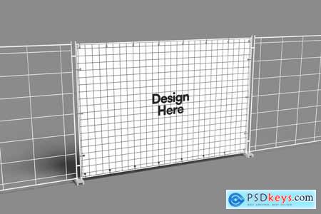 Fence Banner Mockup 002