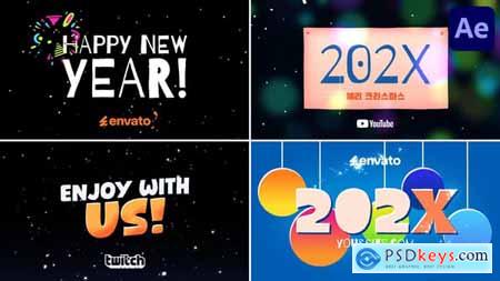 New Year Typography for After Effects 55431472