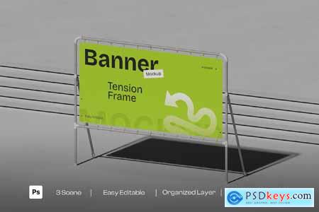 Banner Tension Frame Mockup 003