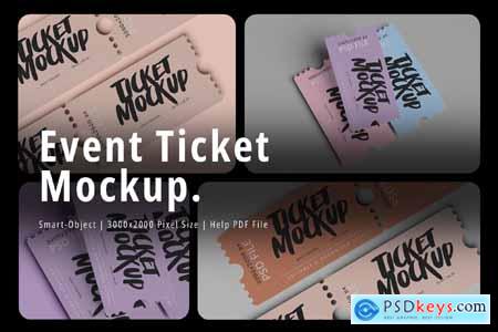 Event Ticket Mockup